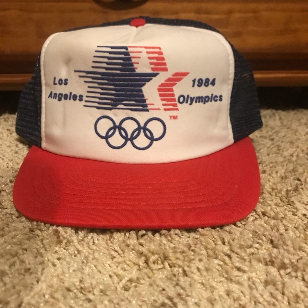 1984 LA Olympic trucker hat